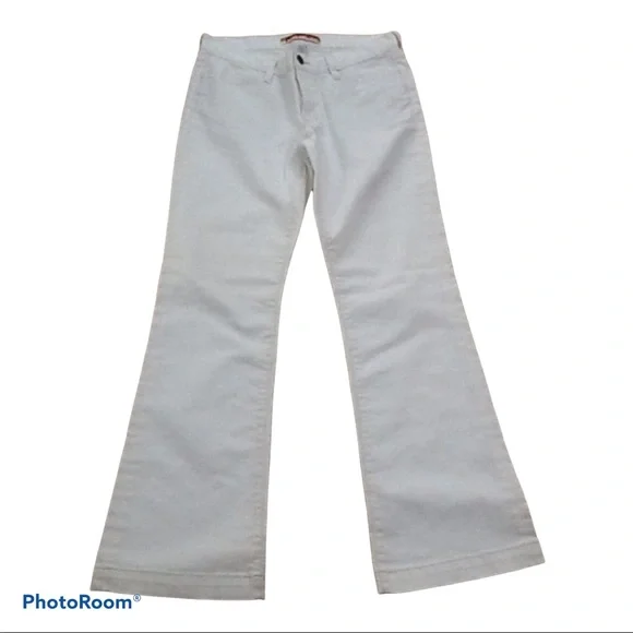 Gap Long‎ and Lean White Flare Jeans Sz 6R
