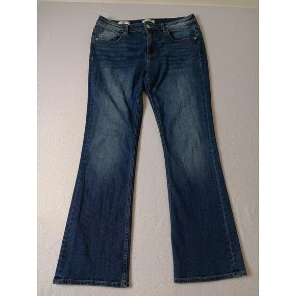 VIGOSS Jeans Womens Size 31 Blue Medium Wash Bootcut Jagger Mid Rise Stretch