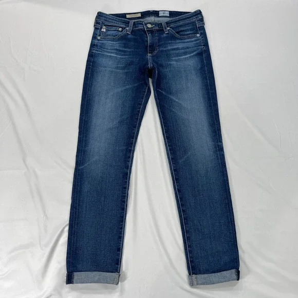 AG Jeans The Stilt Roll Up Cigarette 29x27 Womens 26 Stretch ADRIANO GOLDSCHMIED
