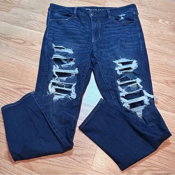 American Eagle‎ hi rise jegging 14 short