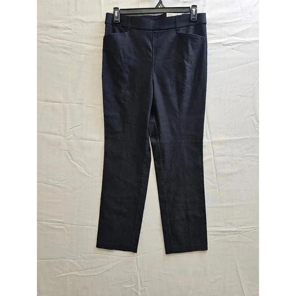 Rafaella Womens Black‎ Stretch Pants Straight Leg Work Trousers RSBFF000 Size 12