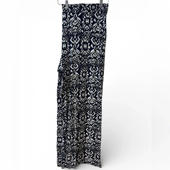 Ralph Lauren Navy and White Palazzo Pants