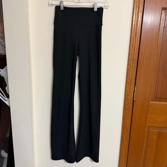 American Eagle Outfitters Black Wide-Leg Flare Pants