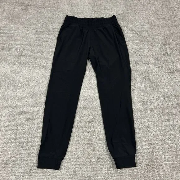 Free Fly Joggers Pants Womens Small Black Pull On Drawstring Lightweight Pockets