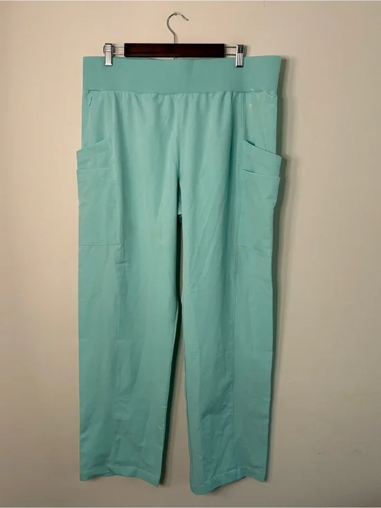 Resurge Buttersoft Women’s XL medical scrub pants pockets straight leg nurse