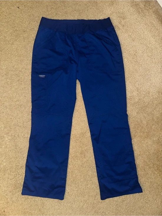 Cherokee Galaxy Blue Scrub Pants