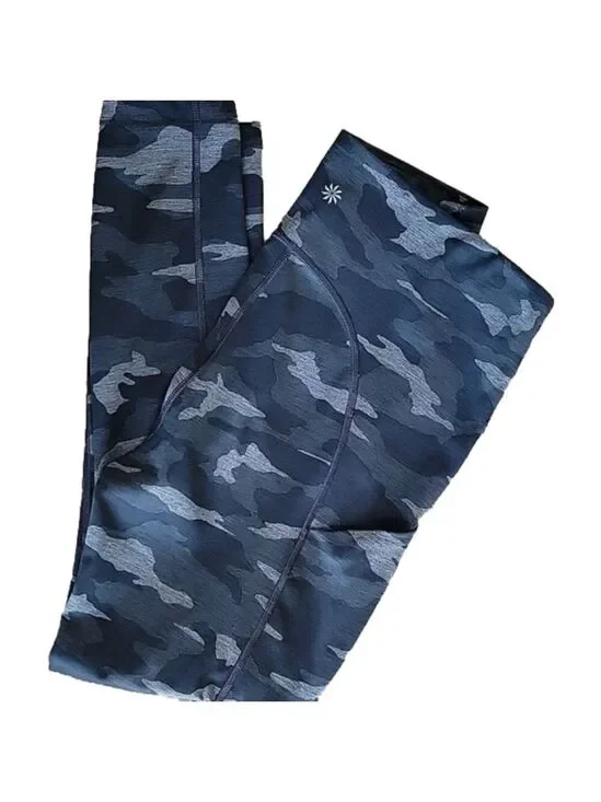 EUC Athleta Ultimate Camo 7/8 Tight Size Small
