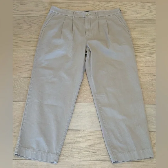 NWOT Ayr Womens Khaki Tan Chino Style 100% Cotton Pants Size 14