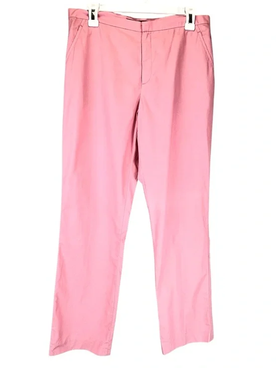 Vintage Ralph Lauren Sport Pink Cotton Poplin Pants Sz 8