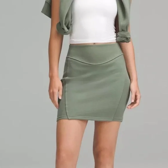 Lululemon Athletica Olive Mini Skirt