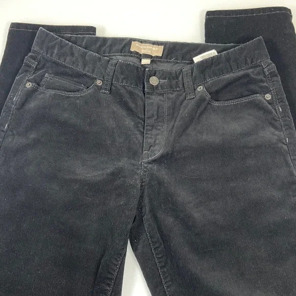 Banana‎ Republic Womens Size 28/6 (ACT30) Black Corduroy Skinny Fit Pants READ