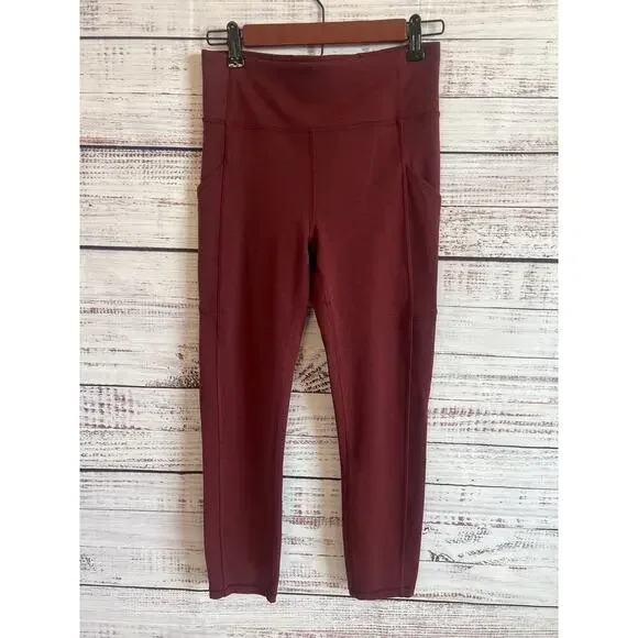 Lululemon Invigorate High-Rise Tight Burgundy