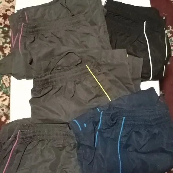 Be inspired 100% polyester Capri running/working out M - lot of 5 (Mgs191,193)