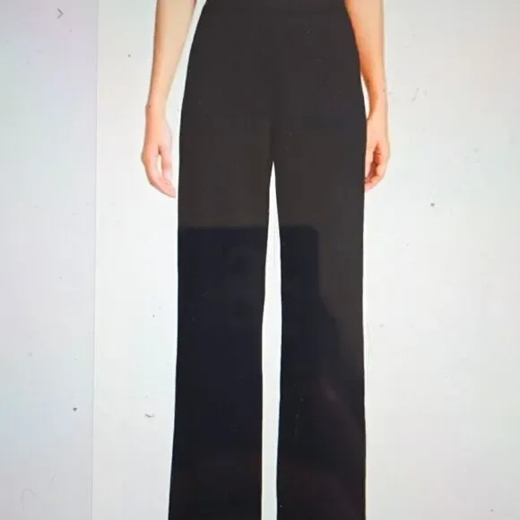 St. John Santana Knit Wide Leg Pant Large‎