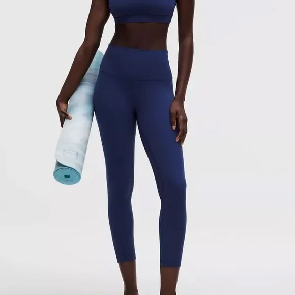 lululemon athletica Navy Leggings HR align 25”