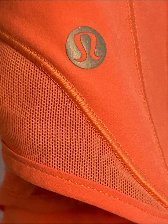 lululemon Hotty Hots Orange Athletic Shorts size 2 or small EC!!!