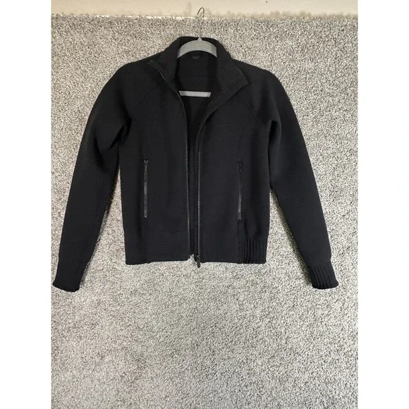 Lululemon NTS Nothing to See Here Jacket Black Full Zip Size‎ 6