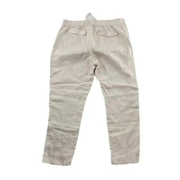 Nicole Miller New York Large Linen Pants Casual 25