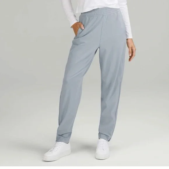 Lululemon Everlux High-Rise Zip-Leg Track Pant *Full Length Chambray‎ SZ 2
