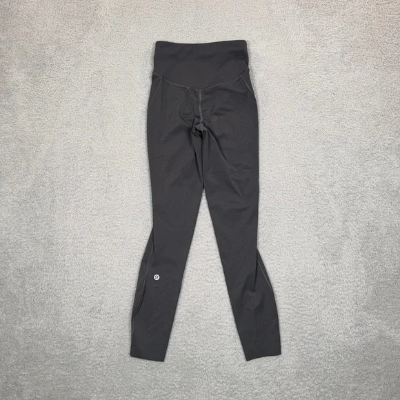 Lululemon Instill High-Rise Tight 25 Graphite‎ Grey Yoga Leggings LW5DKHS Size 0