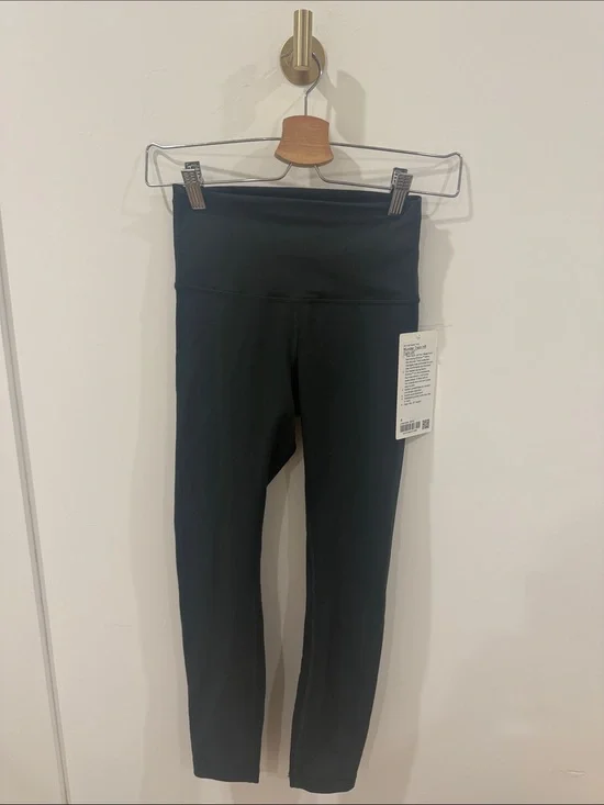 Lululemon Wunder Train HR High-Waist Dark Green Active Leggings