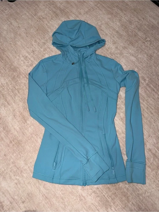 lululemon define full length jacket; 4; Hawaiian Blue
