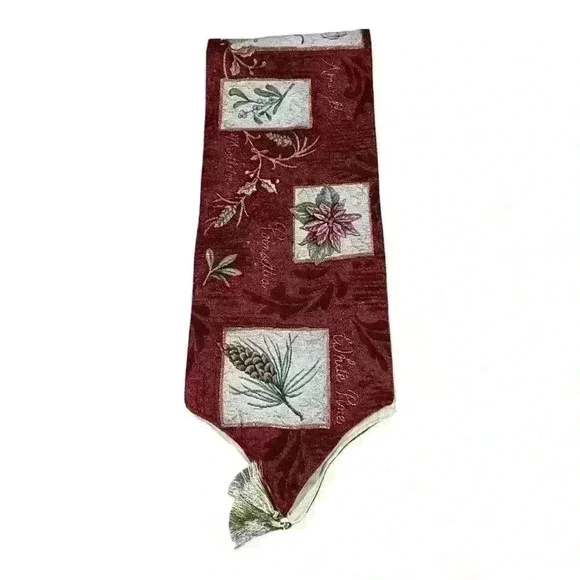 Holiday Foliage  Tapestry Table Runner