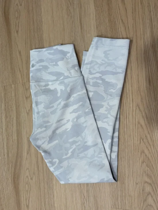Lululemon White Camo Leggings