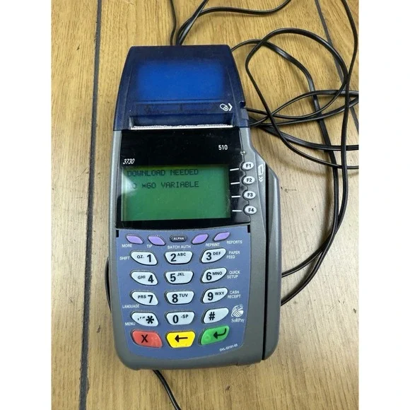 VERIFONE OMNI 5100 ETHERNET‎ CREDIT CARD TRANSACTION TERMINAL CHARGER