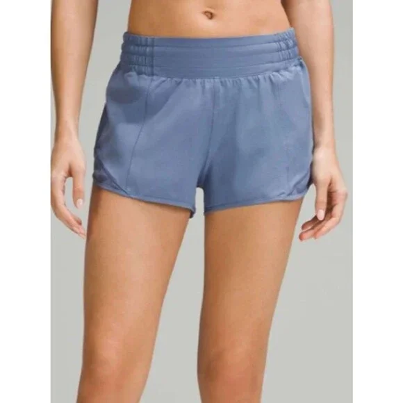 LULULEMON Women's Hotty Hot size 6 HR High Rise oasis blue 2.5