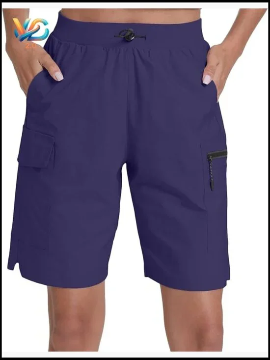 Women's Hiking Cargo Shorts Quick Dry Lightweight Athletic Golf Travel
