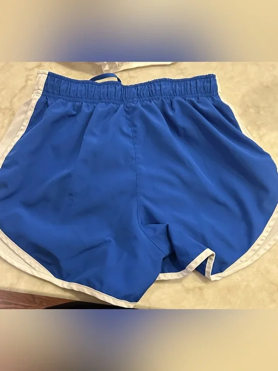 Nike Royal Blue Women’s Athletic Shorts with White Trim