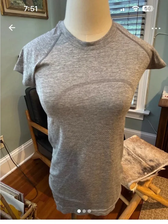 lululemon athletica Gray Short-Sleeve Swiftly Tech Athletic Tee