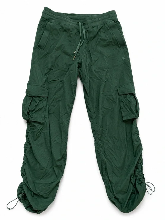 Lululemon Dance Studio Cargo Jogger Green Ruched Utility Pants Small