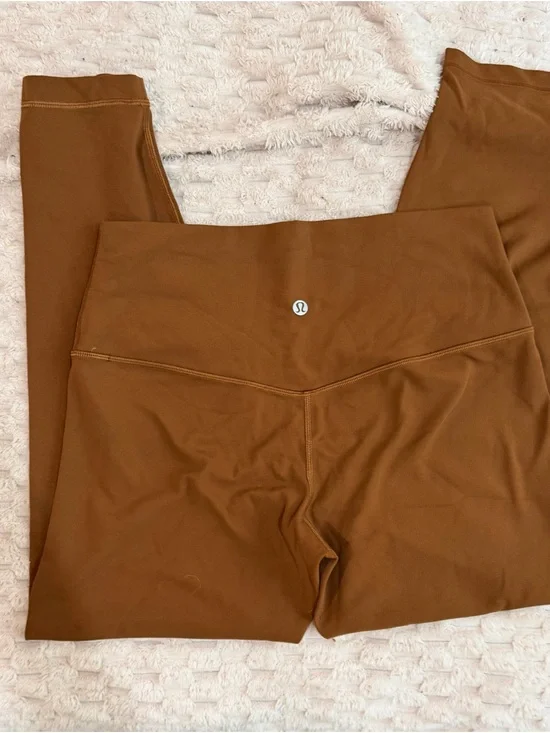 lululemon athletica Rust Brown High-Rise Leggings