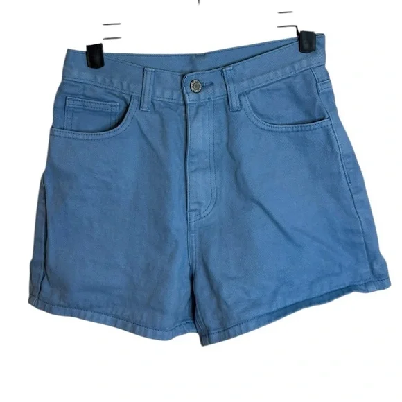 J.Galt Baby Blue High Waisted Denim Shorts