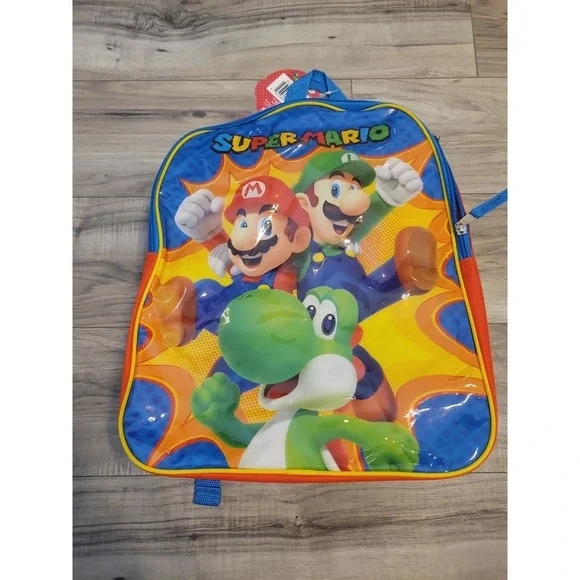 Super Mario Brothers Kids Backpack New