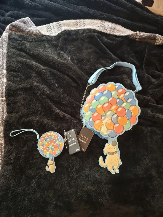 Disney Up Doug Ballon Cross Body And Matching Coin Purse