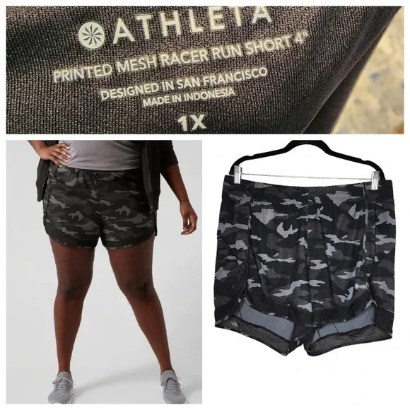 Athleta Mesh Racer Run Short‎ 4