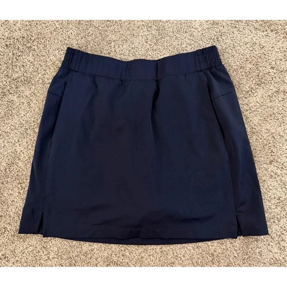 Lady Hagen Womens Navy Blue Athletic Golf Tennis Skort Elastic Waist Size Small‎