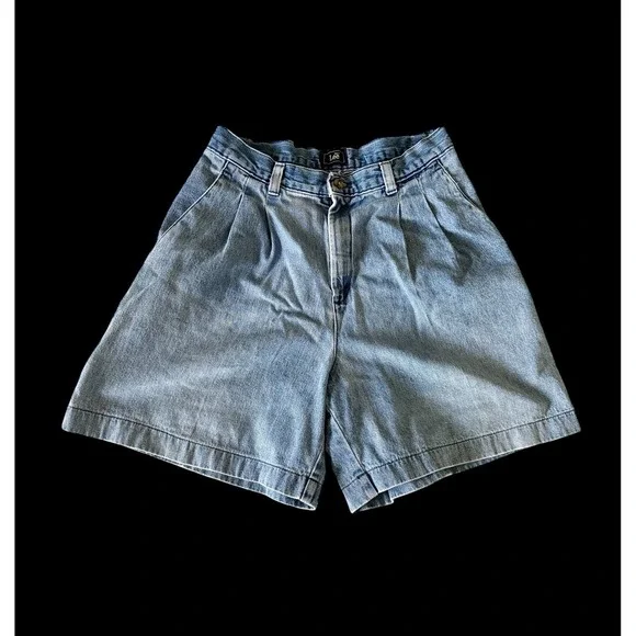 Lee Vintage‎ Chino Jean Shorts Denim Jean Women's 24W 90s Classic Sz 8p