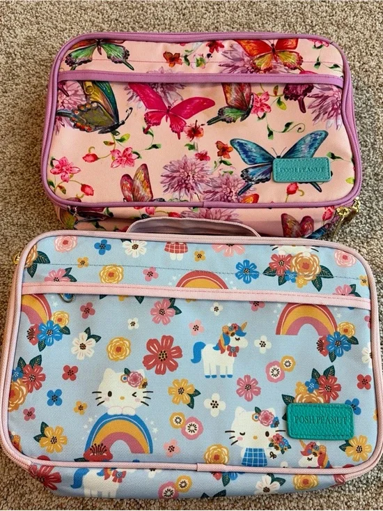 Posh Peanut Lunch Box Combo Hello Kitty/ Butterfly