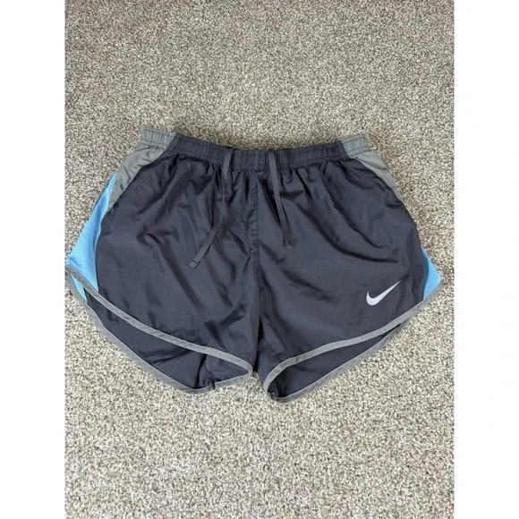 Nike Dri Fit‎ Women's Sz. S Gray/blue Classic Sport Shorts