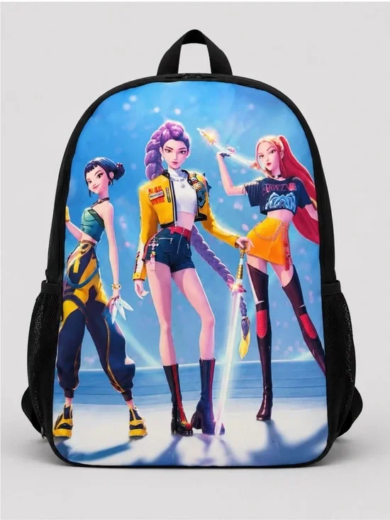 KPOP Demon Hunters Zoey, Rumi, Mari Backpack - Full Size