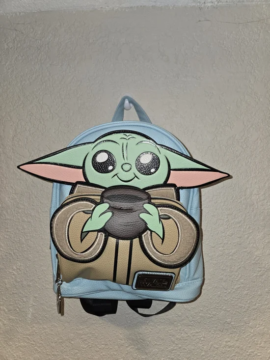 Kids The Child Character Mini Backpack in Light Blue NWT