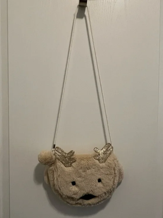 Gymboree Cream Fur Purse