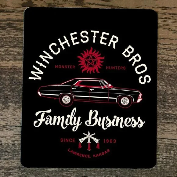 Mouse‎ Pad Winchester Bros Monster Hunters Family Business
