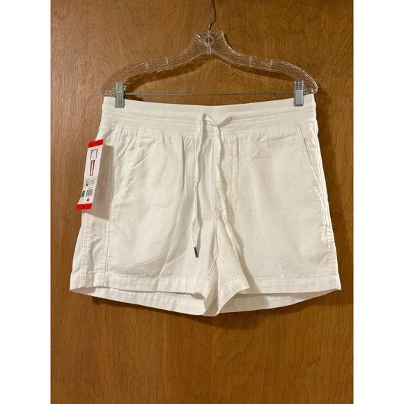 Orvis Womens White Drawstring Shorts Item 1752052 Size Medium NWT