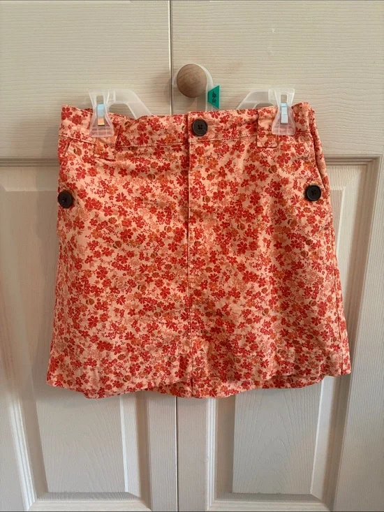 wild fable Coral Pink Floral Mini Skirt