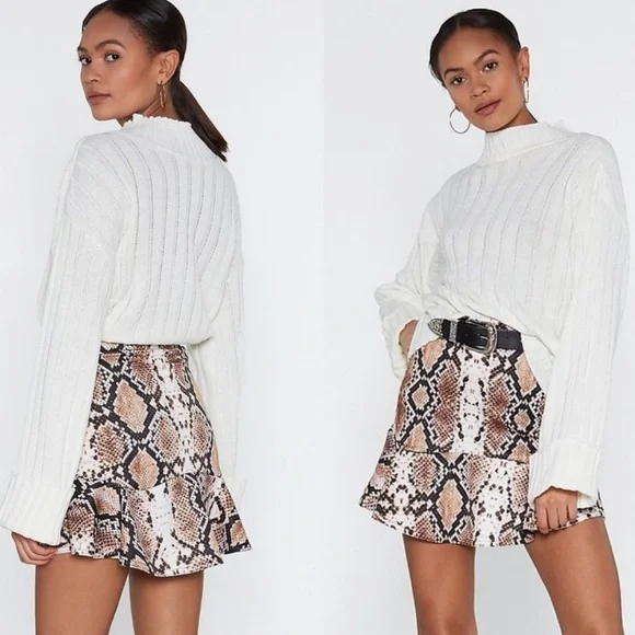 Flip It Snake Skirt
